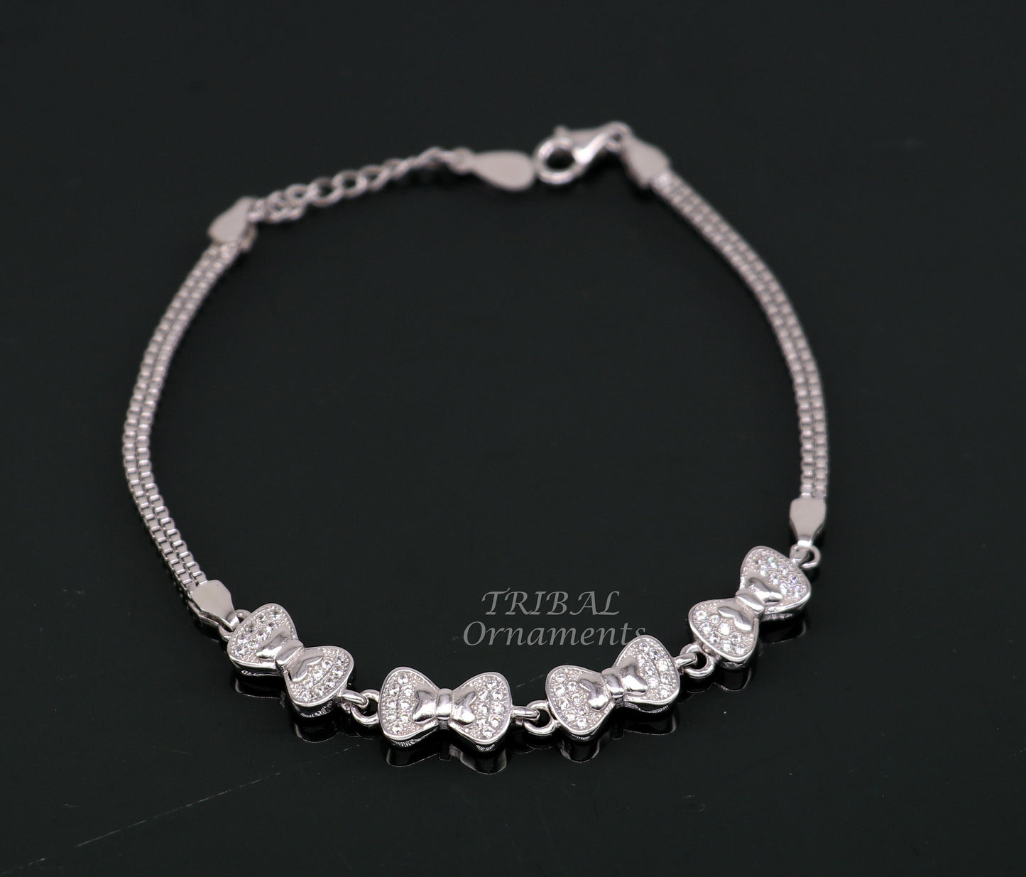 925 sterling silver handmade link chain Bracelet for girl's, Dainty Silver Bracelet, Chain Bracelet Gift For Women's bride jewelry sbr383 - TRIBAL ORNAMENTS