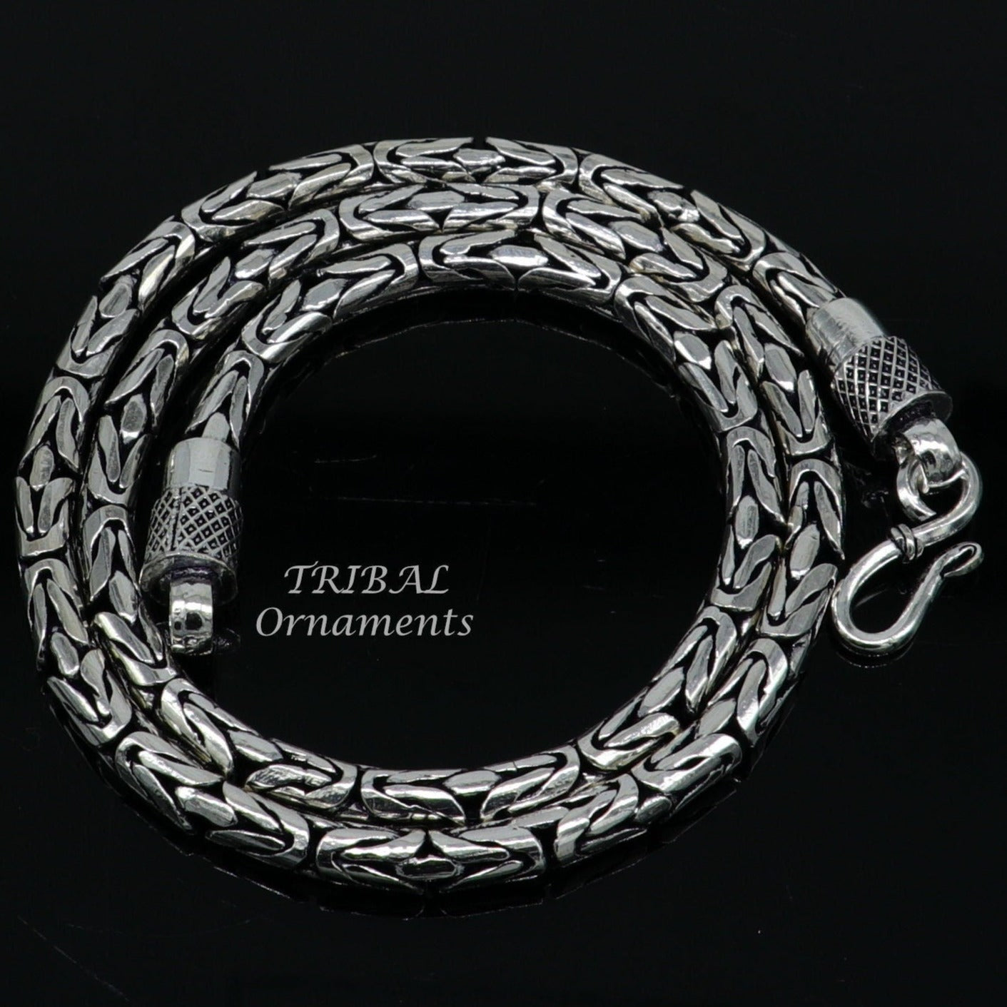 Designer on sale silver chain