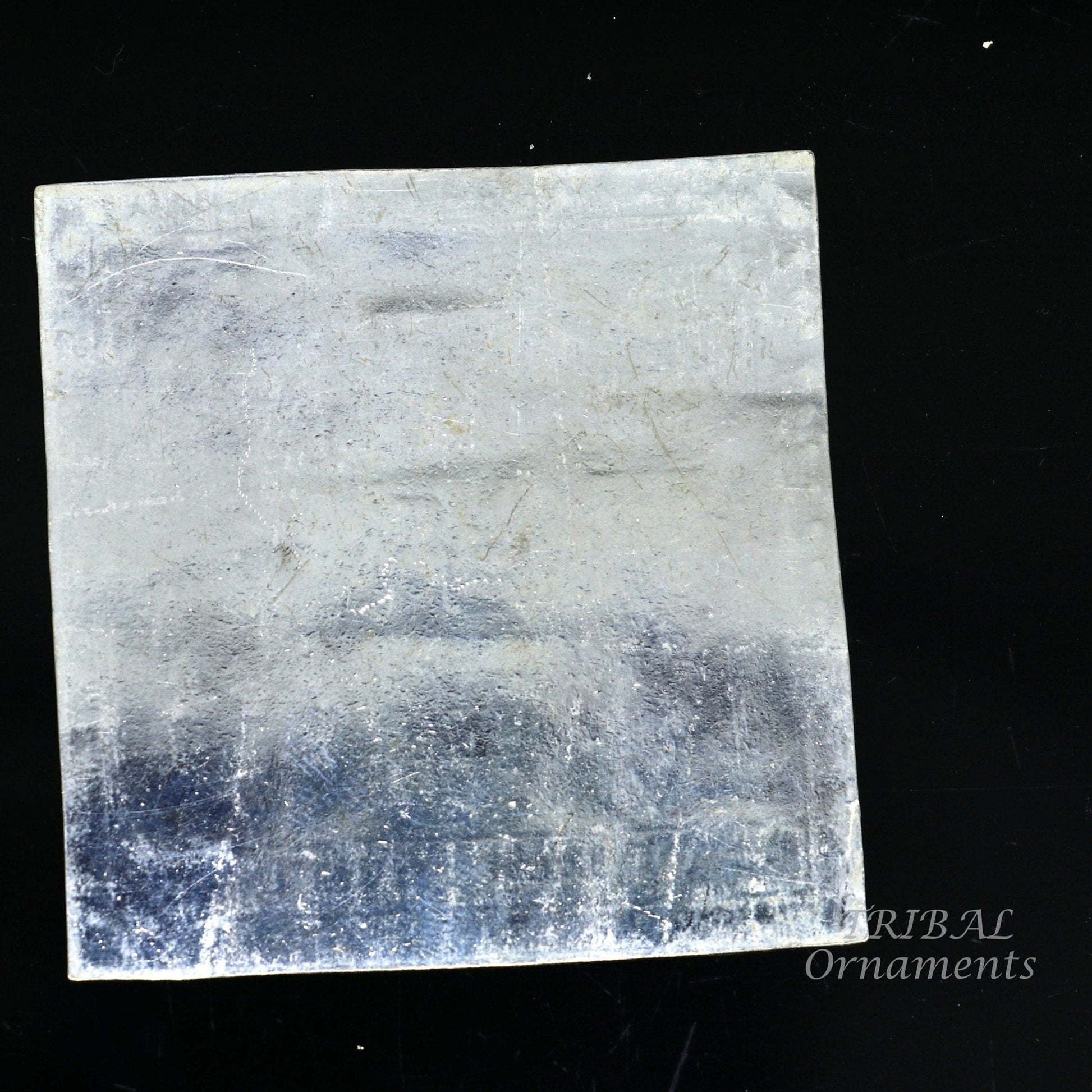 925 sterling silver handmade Shree Lakshmi Ganesha Yantra, amazing wealth and prosperity, best Diwali puja article from india su830 - TRIBAL ORNAMENTS