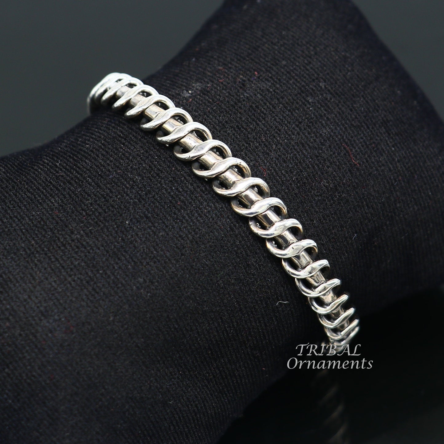Vintage unique design stylish cuff kada adjustable bracelet, 925 sterling silver wrist jewelry for boy's and girl's, best gifting cuff107 - TRIBAL ORNAMENTS