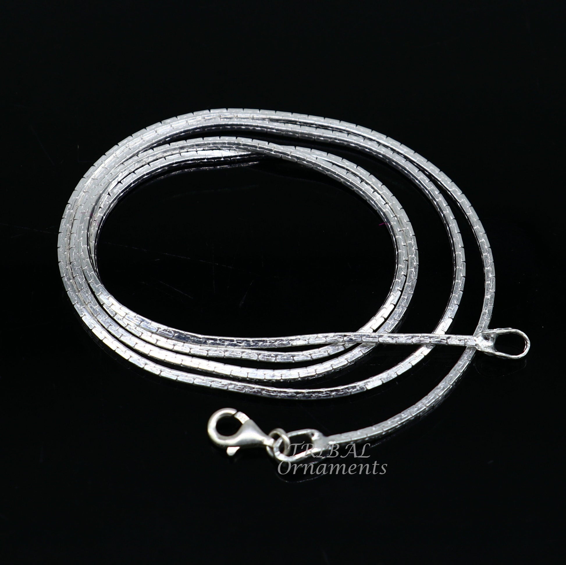 23.5 inches long Vintage design handmade solid chain, fabulous customized tribal belly dance jewelry from india nch170 - TRIBAL ORNAMENTS