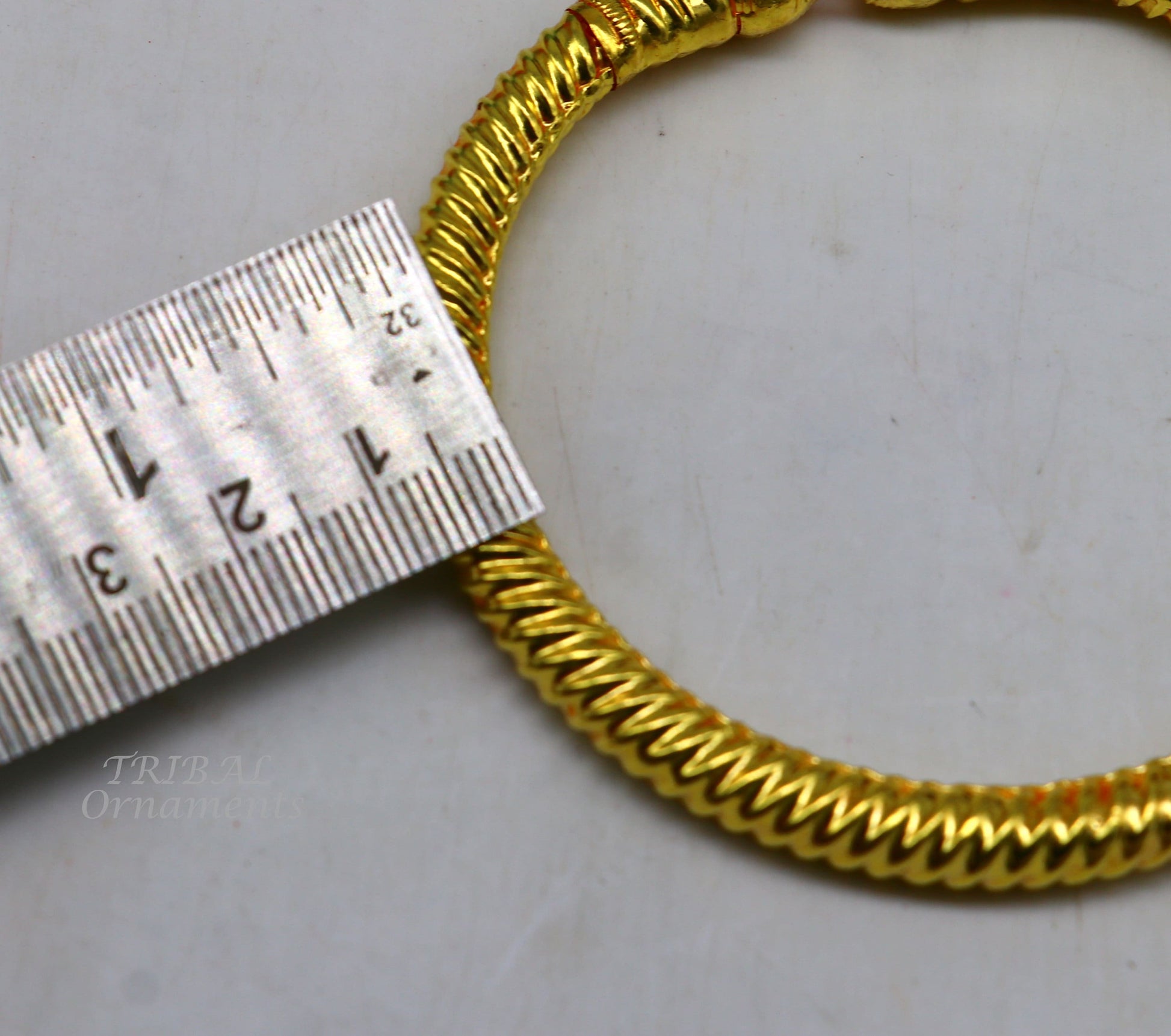 22 kt yellow gold handmade customized vintage elephant design stylish kada bangle bracelet, best gifting for wedding anniversary gift gk02 - TRIBAL ORNAMENTS