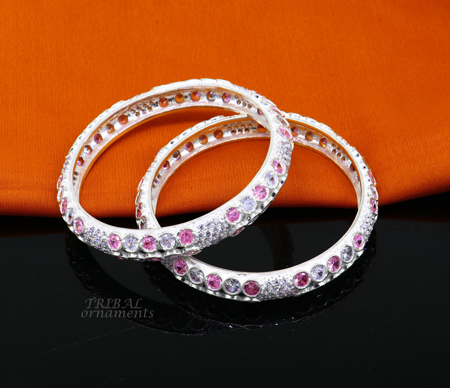925 sterling silver handmade gorgeous multicolor stone stone stylish bangle excellent brides Wedding tribal personalized jewelry ba168 - TRIBAL ORNAMENTS