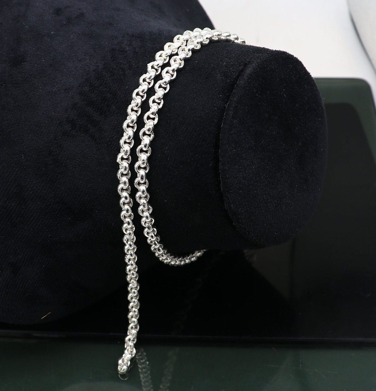 Amazing belly chain, necklace chain or bracelet and anklet, solid 925 sterling silver chain necklace ethnic jewelry belly dance ch200 - TRIBAL ORNAMENTS