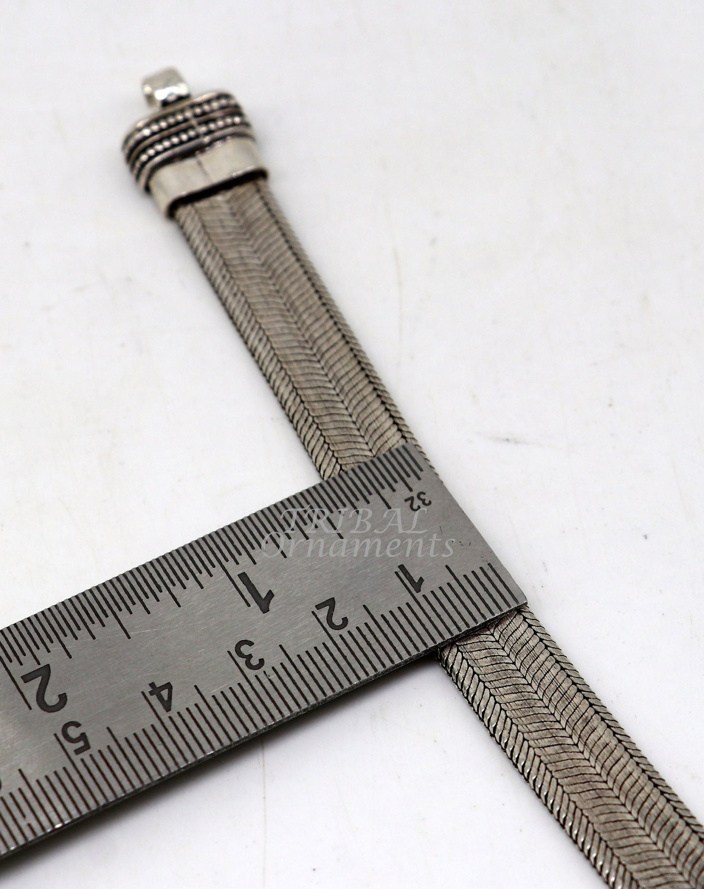925 sterling silver handmade vintage design customized wheat bracelet wrist belt for men's, amazing gifting jewelry from india sbr410 - TRIBAL ORNAMENTS
