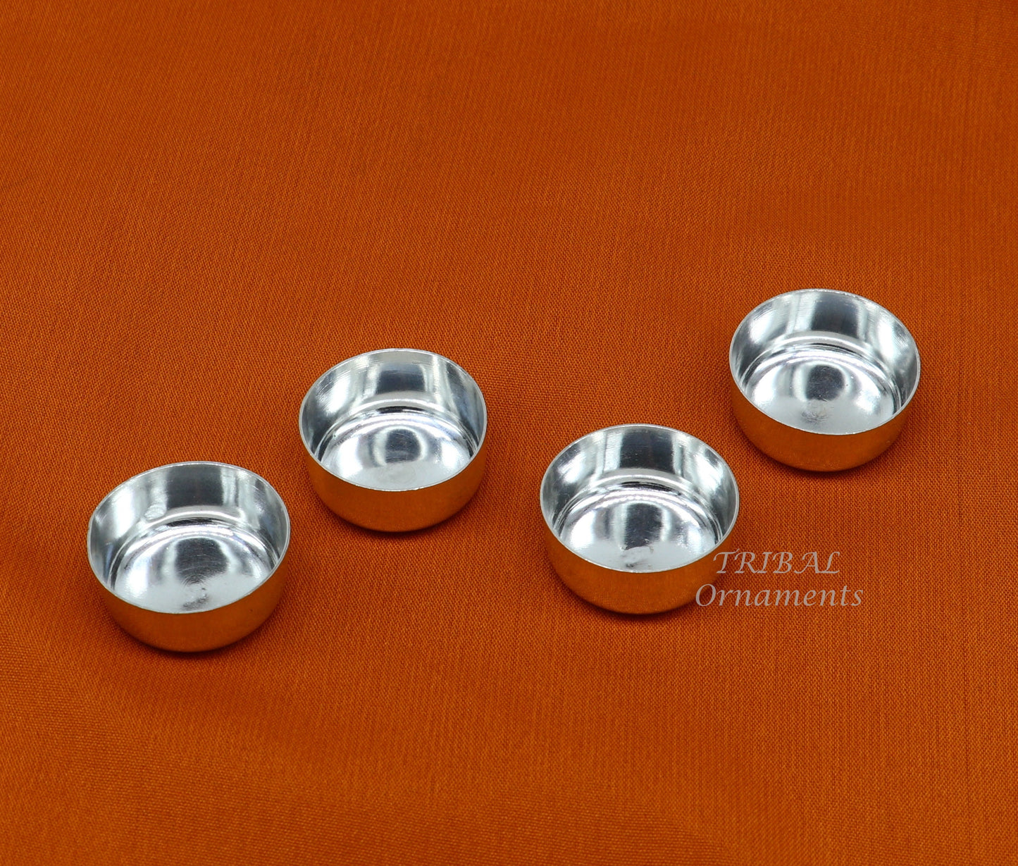 925 silver handmade silver small bowlor Tilak bowl , best small tiny bowl for saffron sandal or kumkum tilak dani su897 - TRIBAL ORNAMENTS