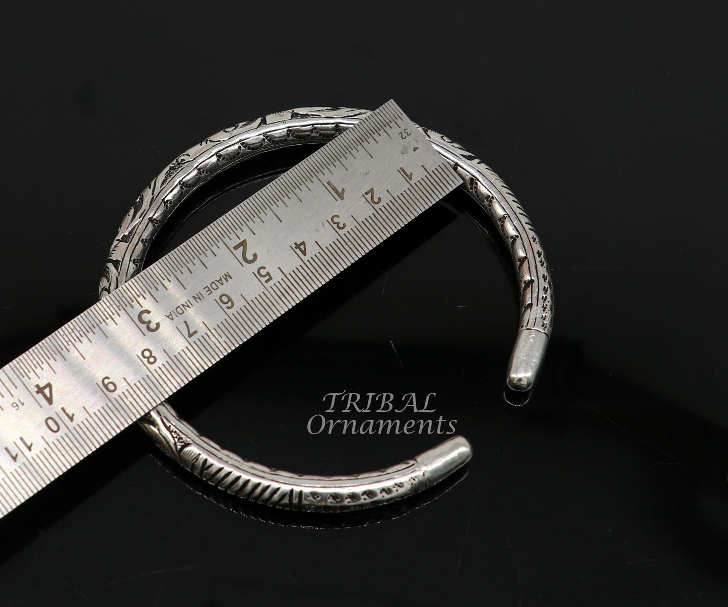925 sterling silver Vintage antique design handmade gorgeous oxidized foot kada ankle bracelet tribal ethnic silver jewelry nsfk71 - TRIBAL ORNAMENTS