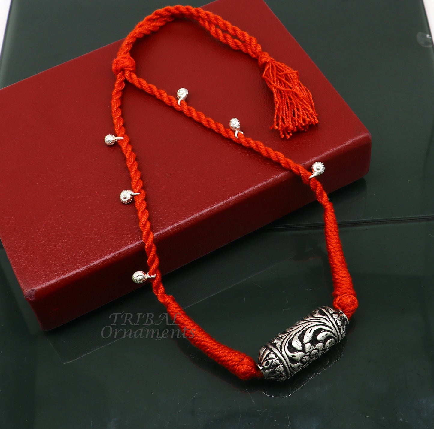 925 sterling silver handmade Rajasthani traditional stylish luxury necklace choker, best belly dance Guttapusalu necklace bride gift set508 - TRIBAL ORNAMENTS