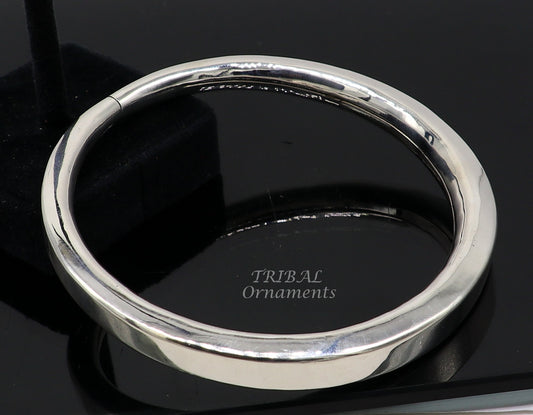 925 sterling silver handmade plain shiny design gorgeous customized foot bracelet ankle kada excellent belly dance jewelry for unisex nsfk66 - TRIBAL ORNAMENTS