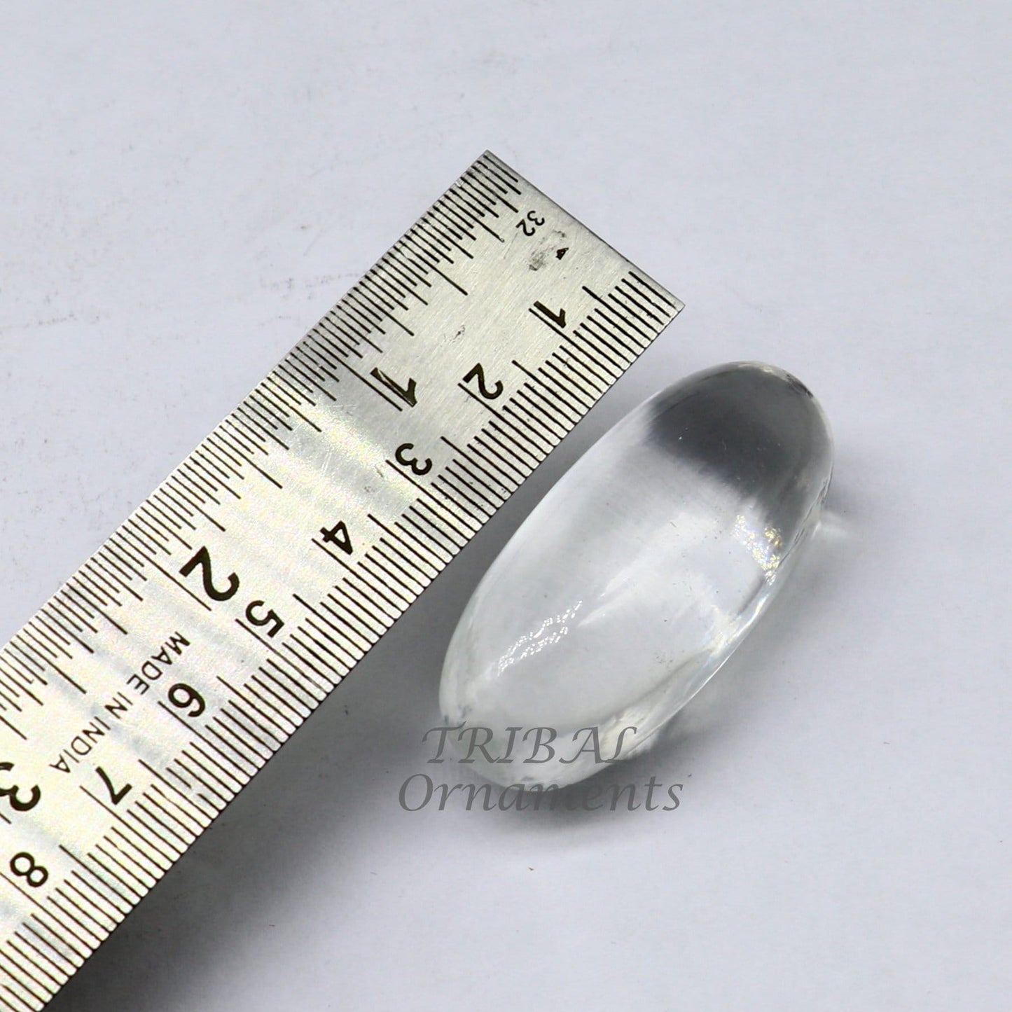 Natural sphatik crystal stone divine lor shiva lingam statue, amazing sphatik lingam puja article for wealth and prosperity stna23 - TRIBAL ORNAMENTS