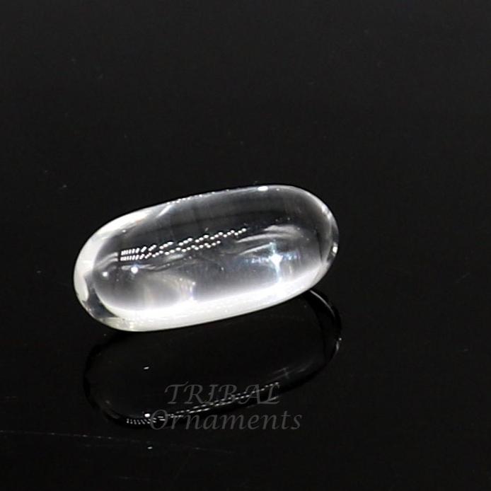 Divine Natural sphatik crystal stone divine lord shiva lingam statue, amazing sphatik lingam puja article for wealth and prosperity stna25 - TRIBAL ORNAMENTS