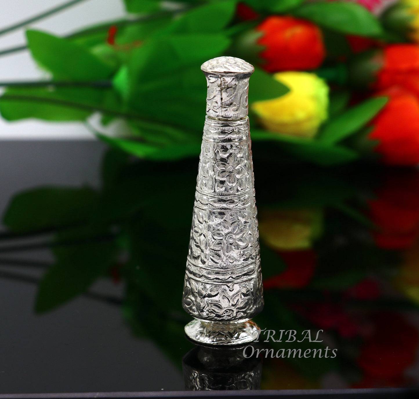 925 Sterling silver handmade fabulous design trinket box, container box, casket box, sindoor box customized box stb722 - TRIBAL ORNAMENTS