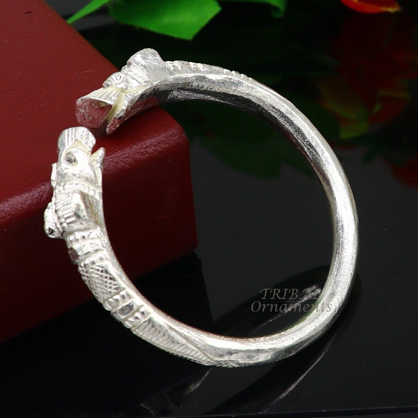 Amazing Vintage solid 925 silver customized design cuff kada bracelet, easy to adjust with your wrist, best gifting unisex jewelry nsk602 - TRIBAL ORNAMENTS