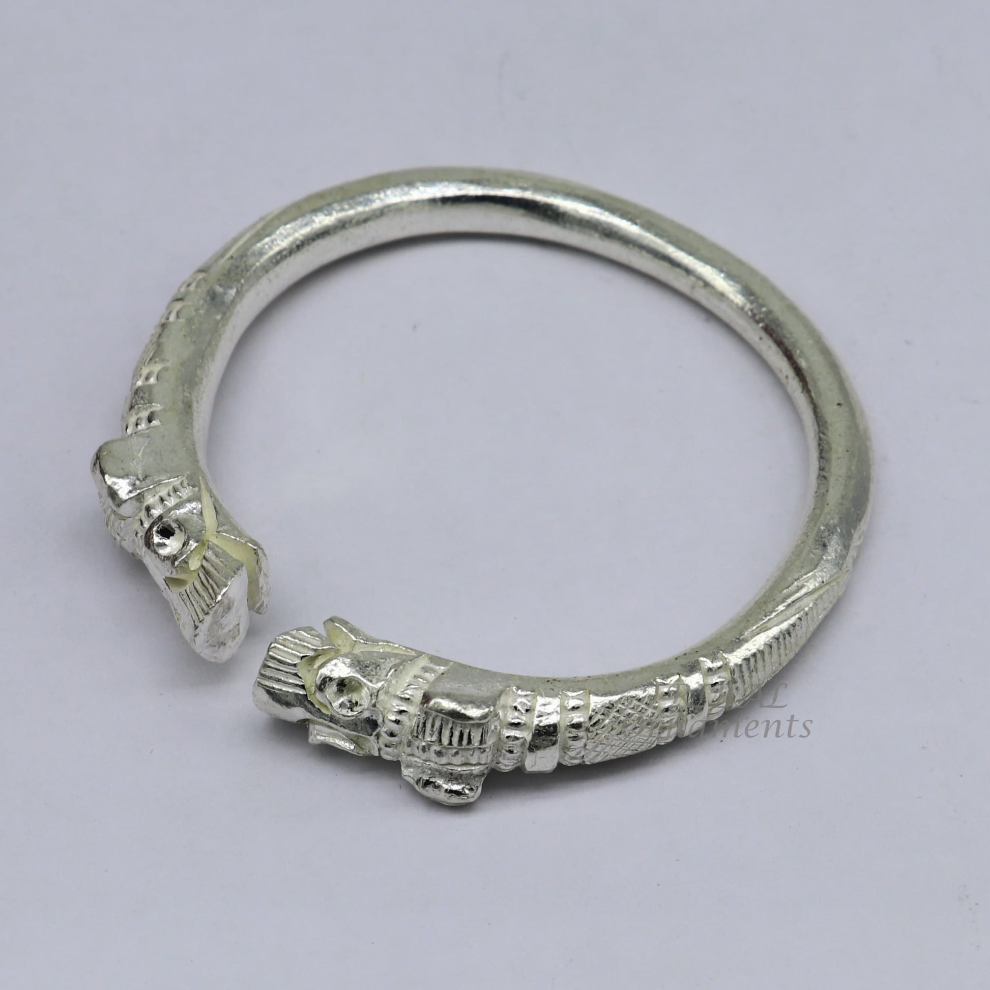 Vintage solid 925 silver customized design cuff kada bracelet, easy to adjust with your wrist, best gifting unisex jewelry nsk601 - TRIBAL ORNAMENTS