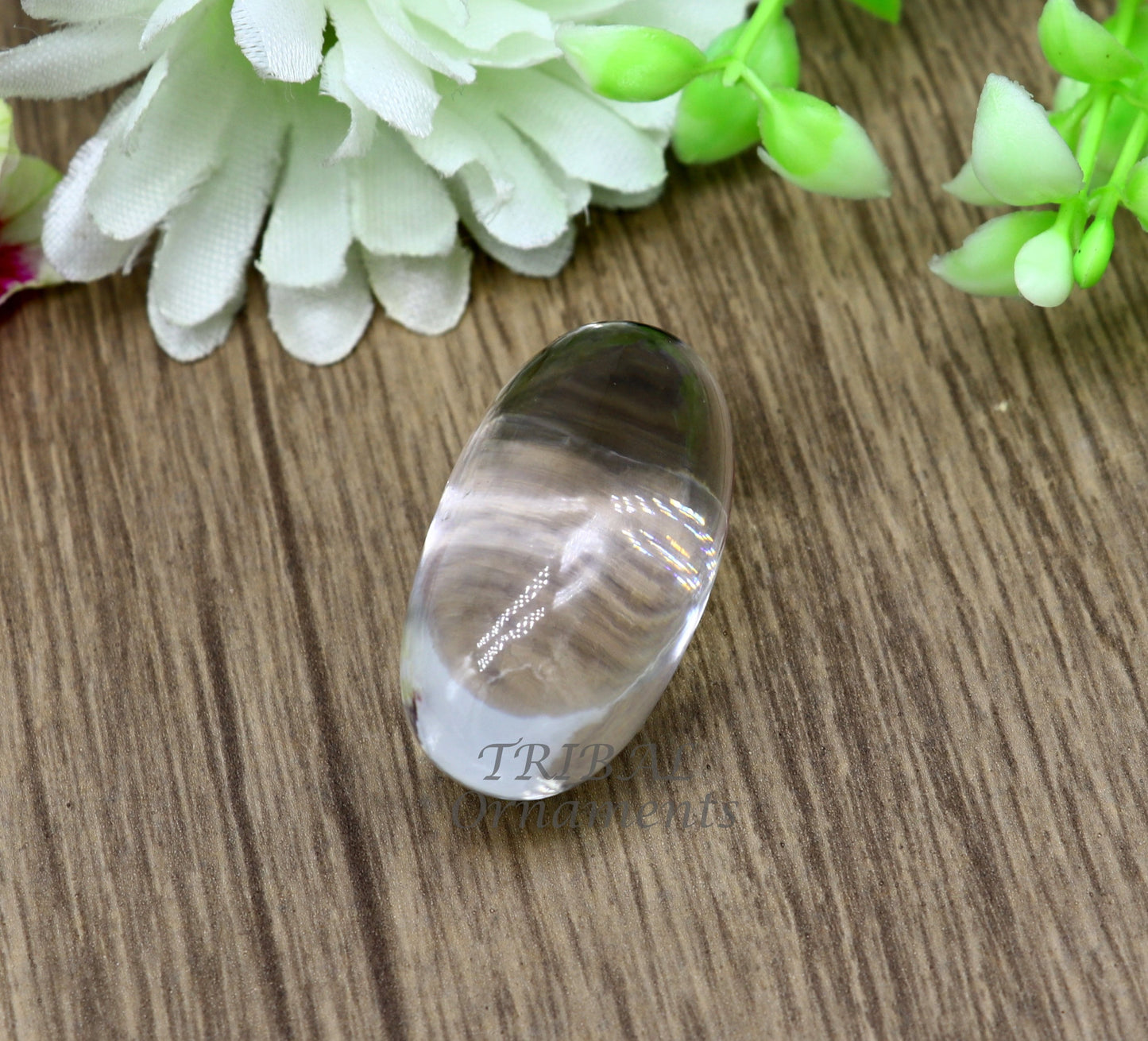 Divine Natural sphatik crystal stone divine lord shiva lingam statue, amazing sphatik lingam puja article for wealth and prosperity stna24 - TRIBAL ORNAMENTS