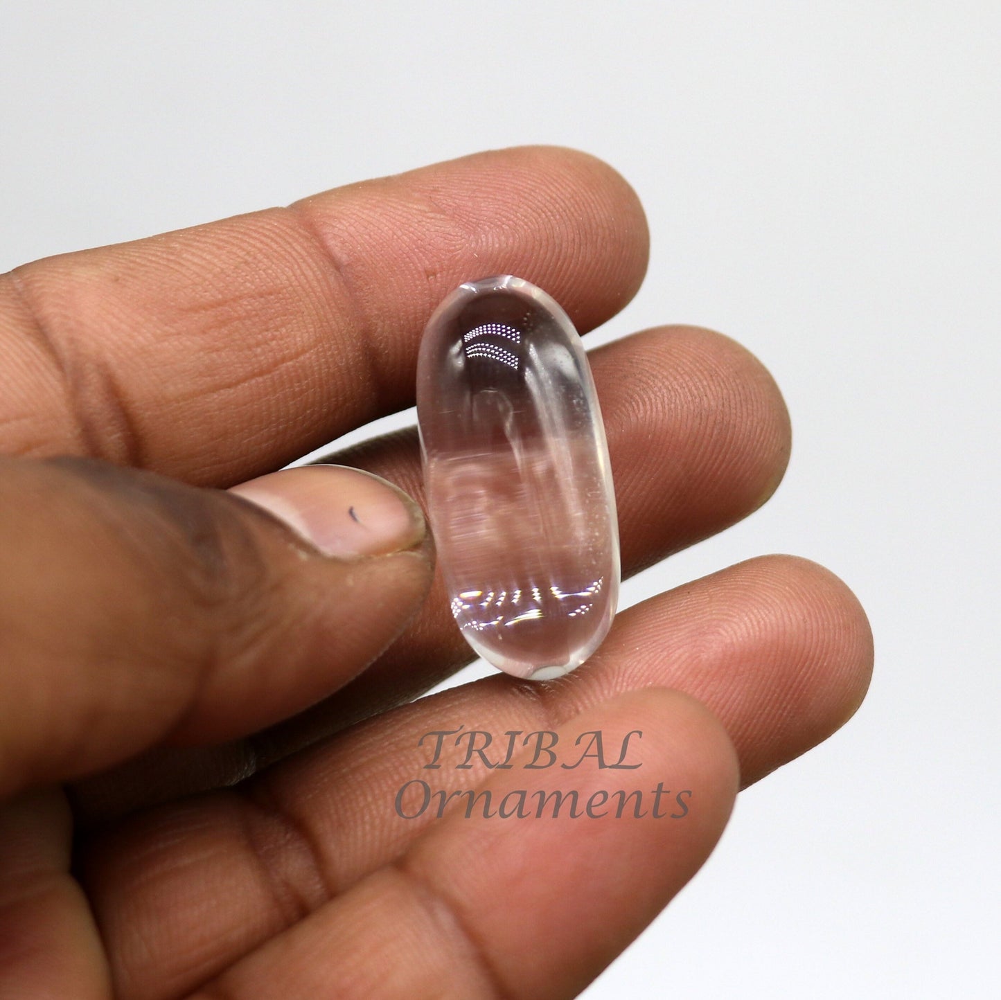 Divine Natural sphatik crystal stone divine lord shiva lingam statue, amazing sphatik lingam puja article for wealth and prosperity stna25 - TRIBAL ORNAMENTS