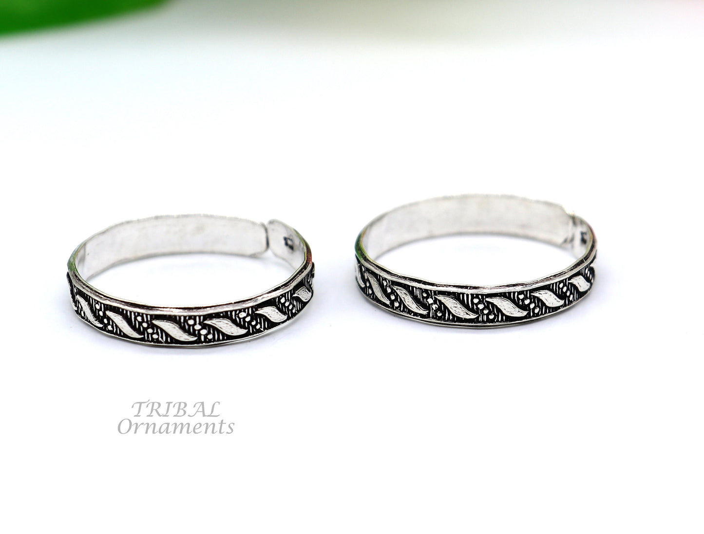 Best brides thumb ring, 92.5 sterling silver customized adjustable vintage style handmade toe ring band for girl's women's ntr72 - TRIBAL ORNAMENTS