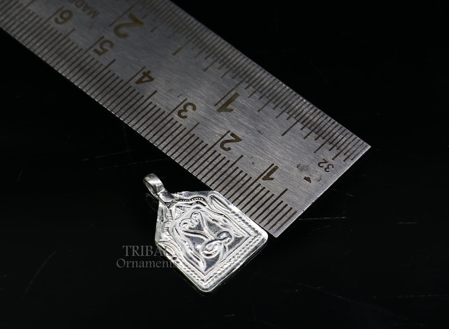 Handmade Indian ethnic deity snake pendant, 925 sterling silver vintage design trendy pendant jewelry, belly dance tribal jewelry nsp566 - TRIBAL ORNAMENTS
