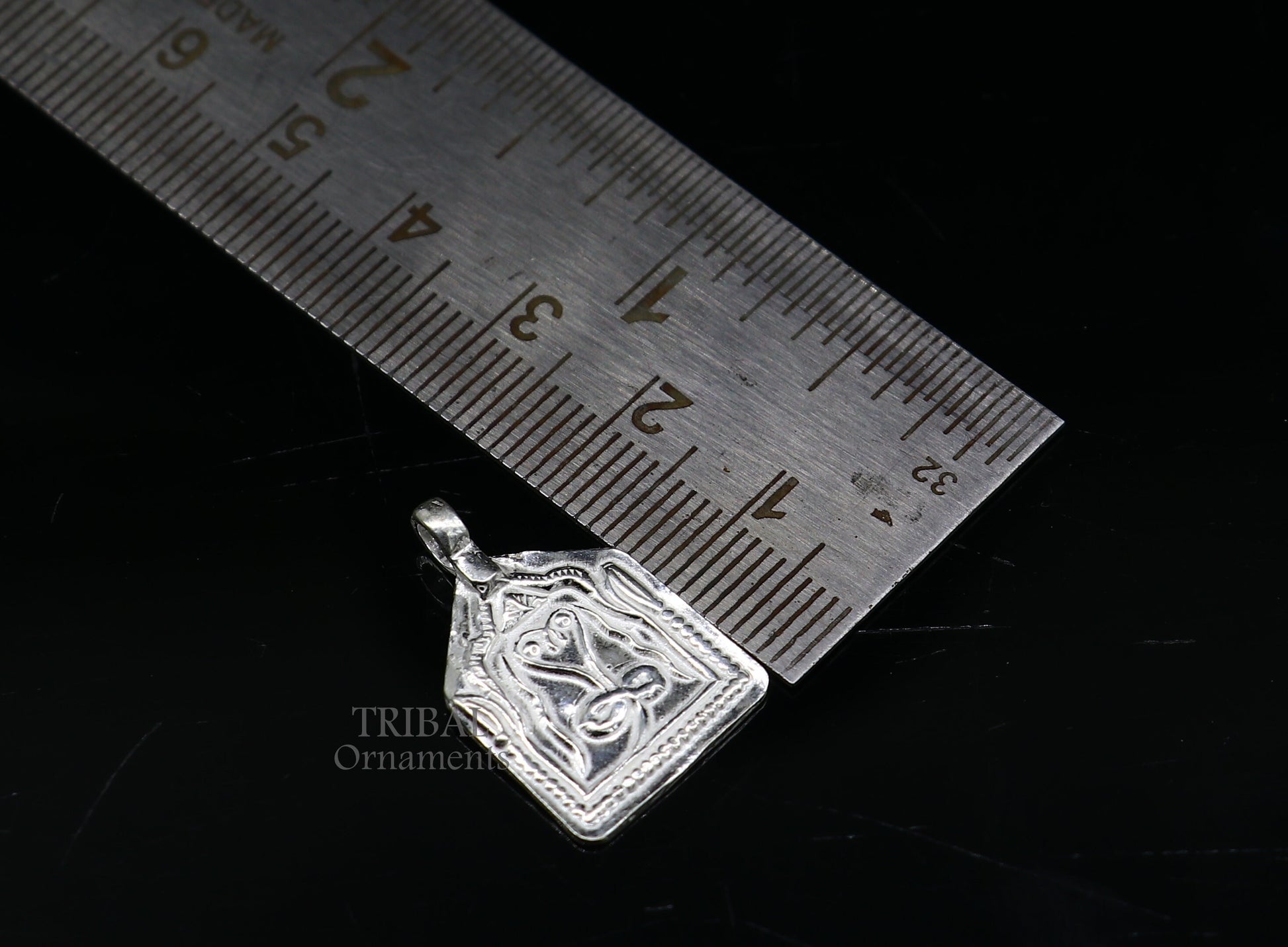 Handmade Indian ethnic deity snake pendant, 925 sterling silver vintage design trendy pendant jewelry, belly dance tribal jewelry  nsp566 - TRIBAL ORNAMENTS