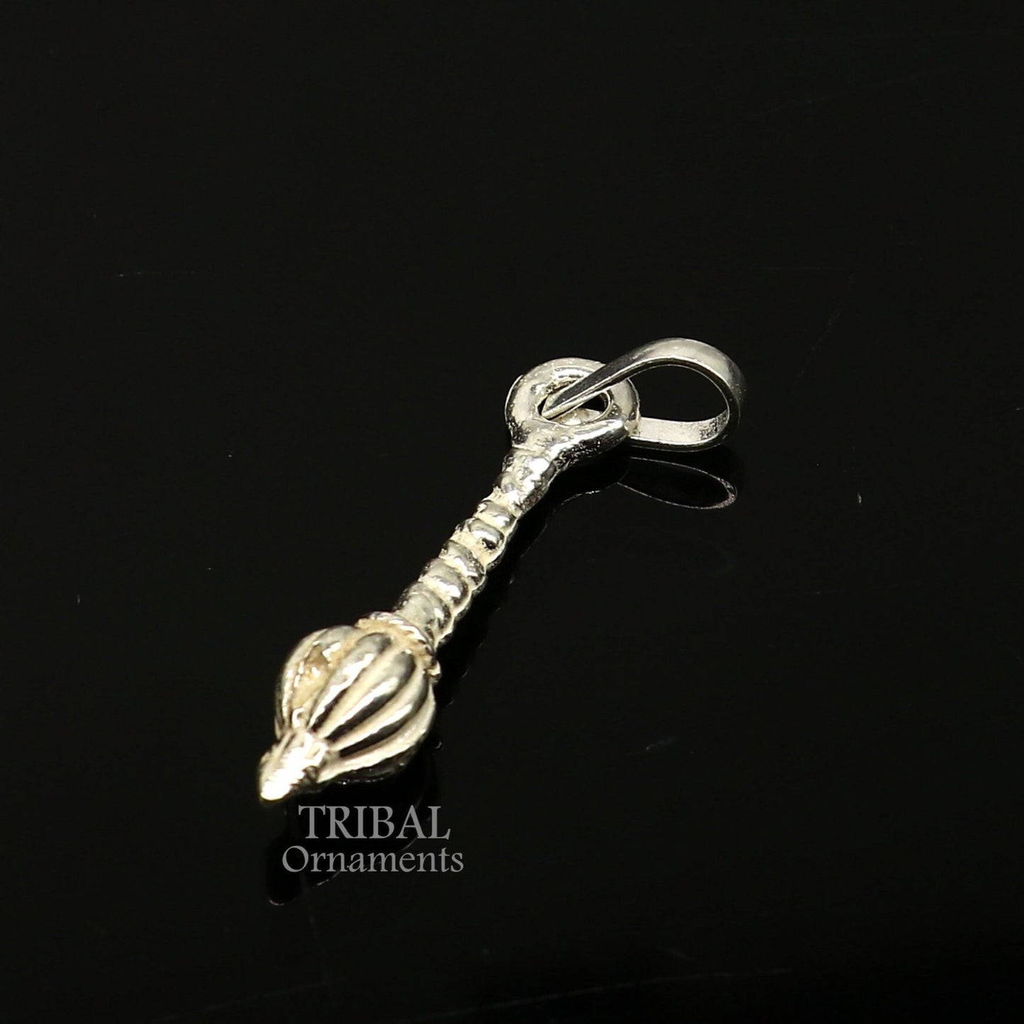 Exclusive design solid 925 sterling silver excellent unique hanuman gota/ gada design stylish unisex gifting pendant jewelry NSP569 - TRIBAL ORNAMENTS