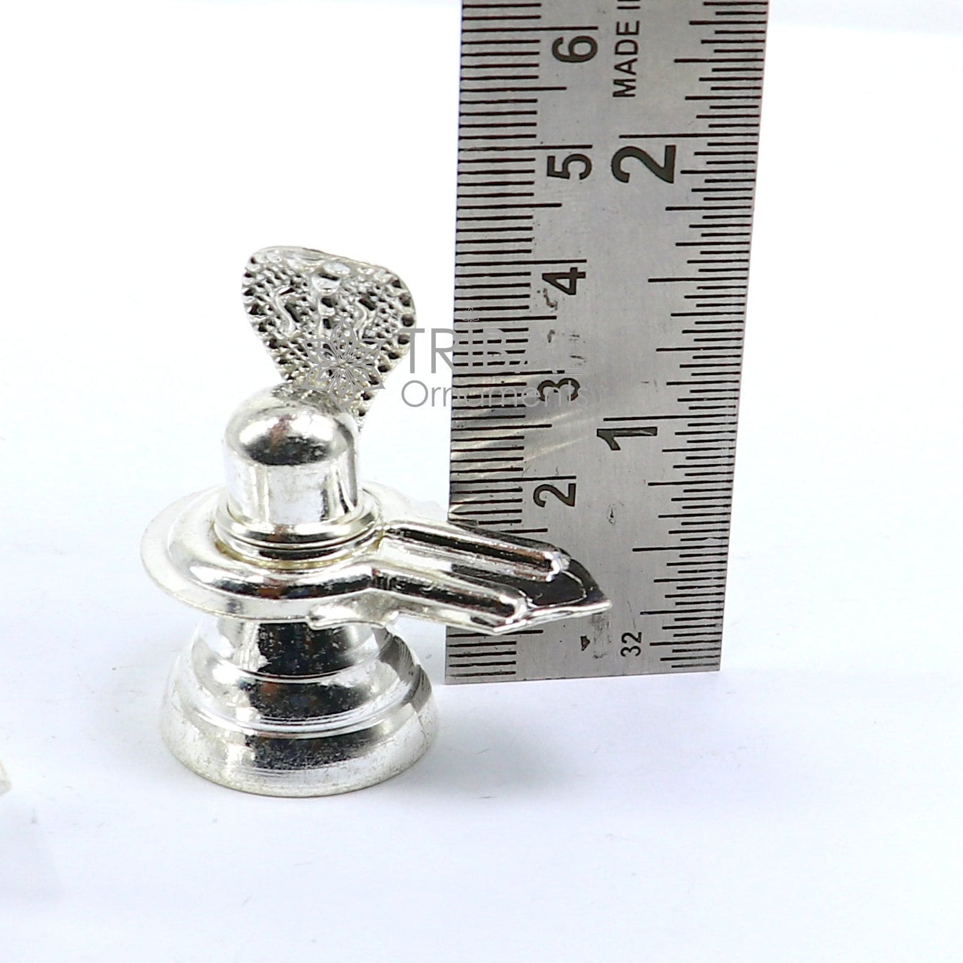 925 sterling silver handmade small Lord Shiva lingam , silver shivling puja articles, home temple silver article puja accessories art676 - TRIBAL ORNAMENTS