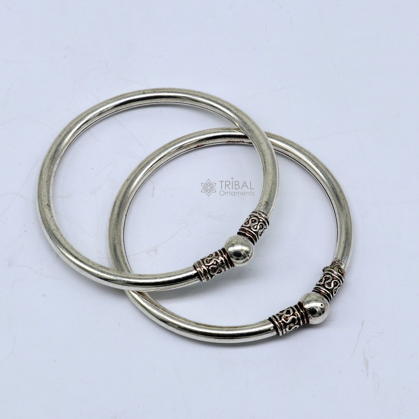 925 sterling silver handmade unique cultural design trendy kada bracelet for men's and girl's, best delicate Light weight jewelry nsk668 - TRIBAL ORNAMENTS