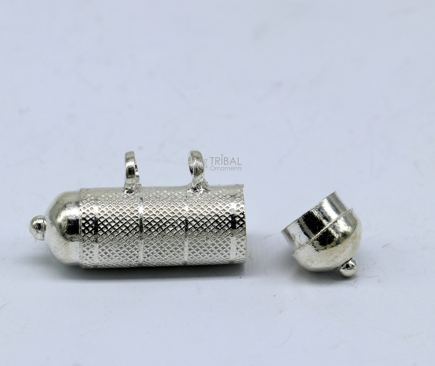 Unique sterling silver handmade gorgeous round shape vintage amulet box pendant, mantra box, silver tabiz , kavacham tribal jewelry nsp591 - TRIBAL ORNAMENTS