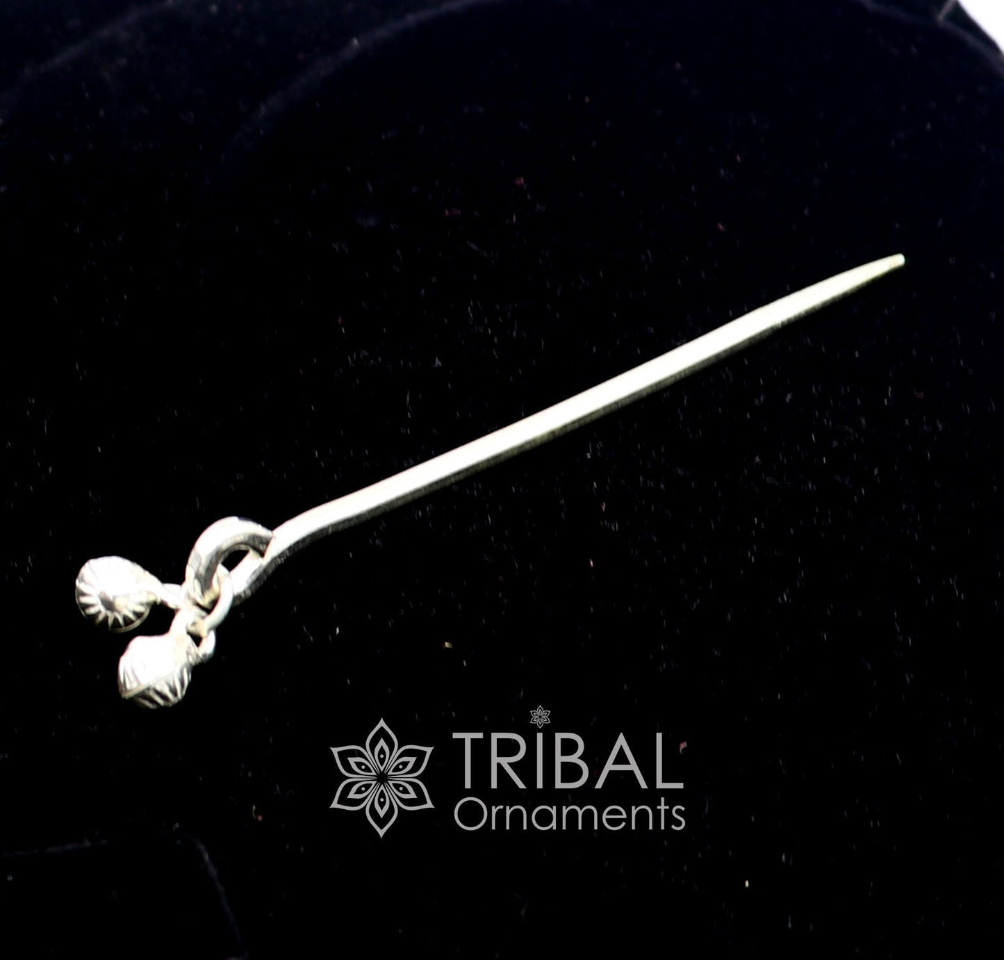 3 inches long handmade solid 925 sterling silver eyeliner stick, kajal sticks, surma stick, fabulous brides vintage style gift su1062 - TRIBAL ORNAMENTS