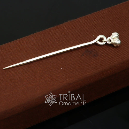 3 inches long handmade solid 925 sterling silver eyeliner stick, kajal sticks, surma stick, fabulous brides vintage style gift su1062 - TRIBAL ORNAMENTS