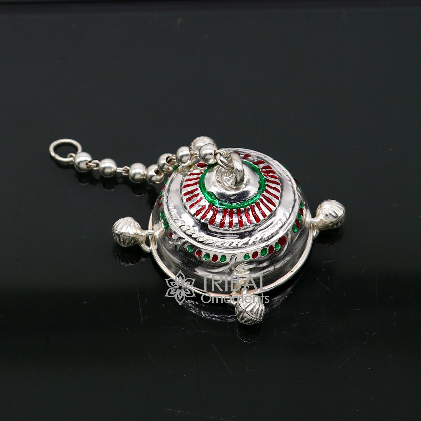 925 sterling Silver chattar/ chhatra, silver umbrella god temple art, Divine temple silver article, OR puja worshiping utensils su1115 - TRIBAL ORNAMENTS