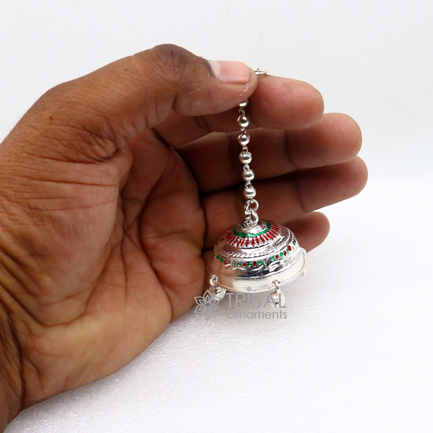 925 sterling Silver chattar/ chhatra, silver umbrella god temple art, Divine temple silver article, OR puja worshiping utensils su1115 - TRIBAL ORNAMENTS