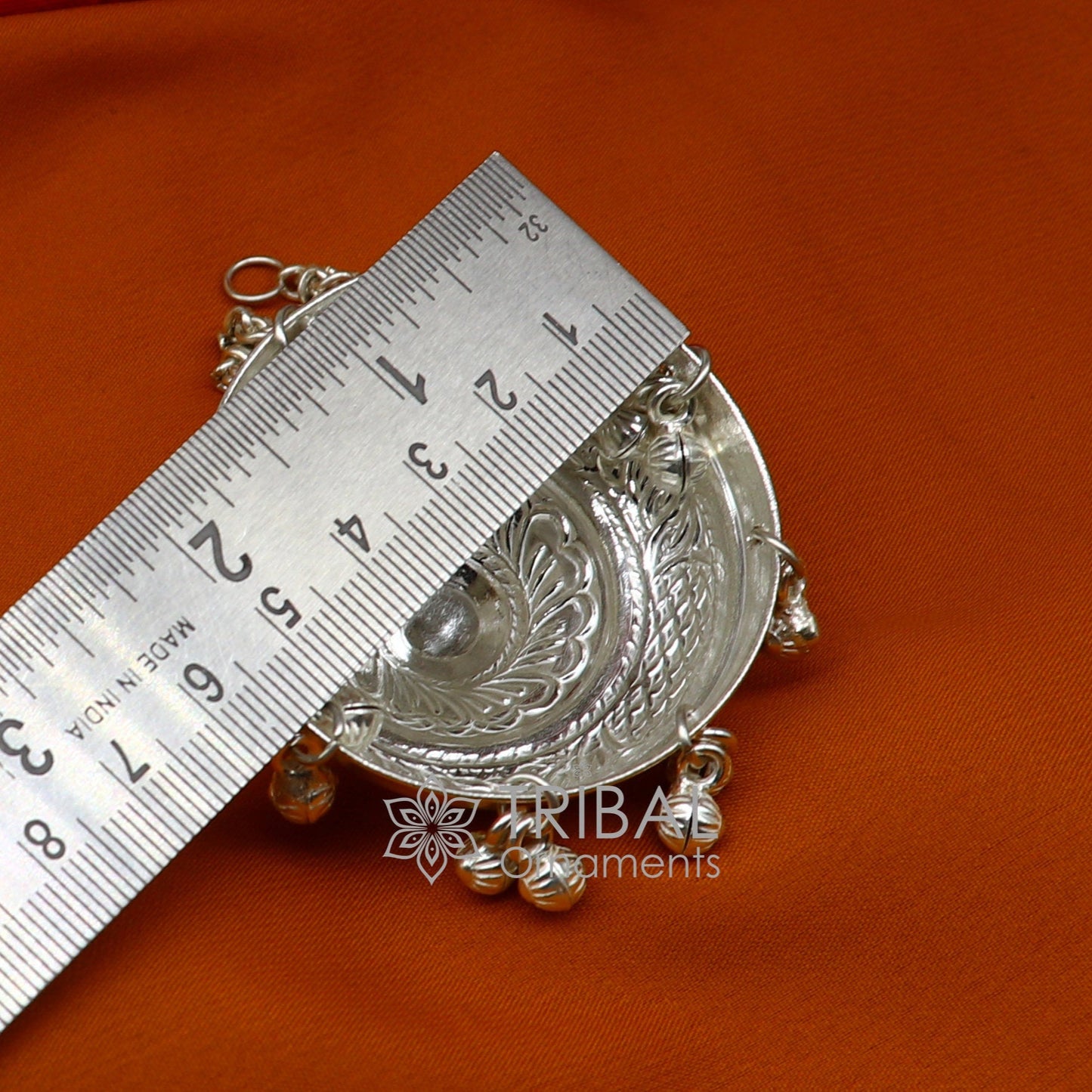 925 sterling Silver chatter/chatar, silver umbrella god temple art, Silver chandelier for temple Puja worshipping utensils su1119 - TRIBAL ORNAMENTS