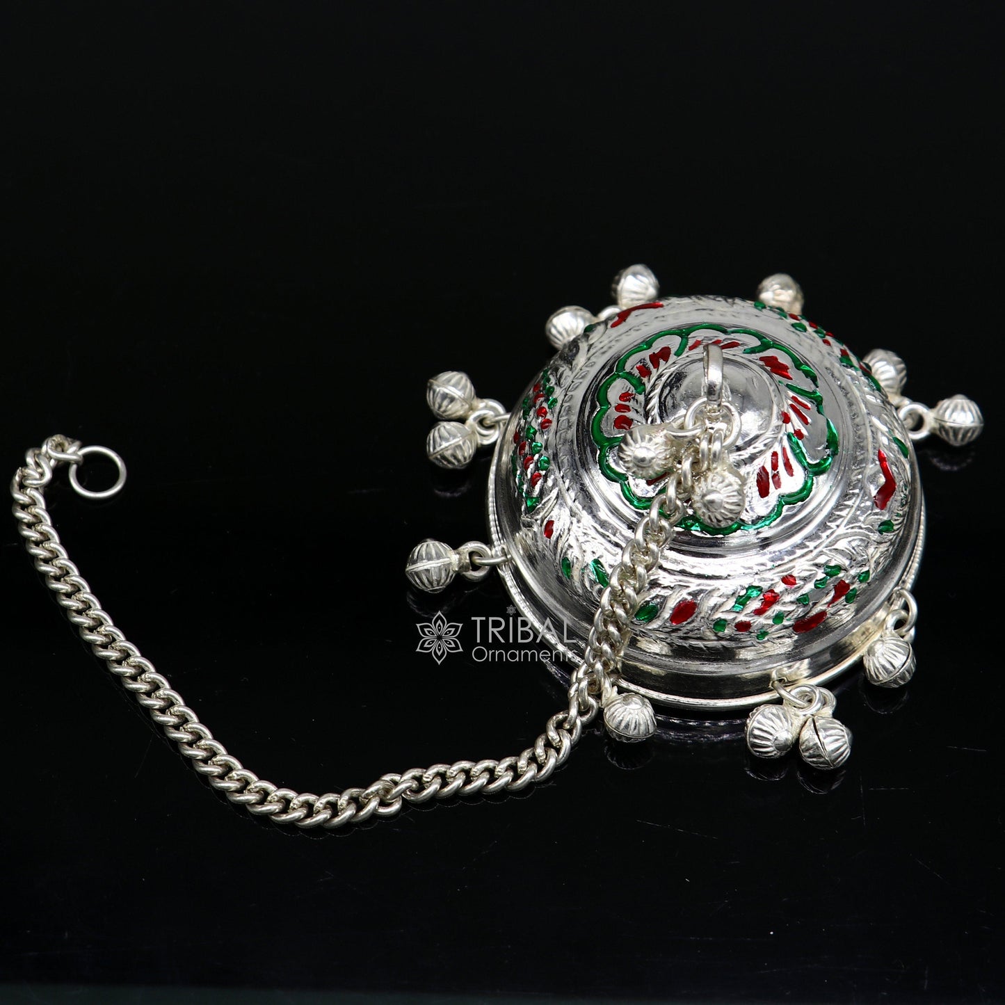 925 sterling Silver chatter/chatar, silver umbrella god temple art, Silver chandelier for temple Puja worshipping utensils su1119 - TRIBAL ORNAMENTS