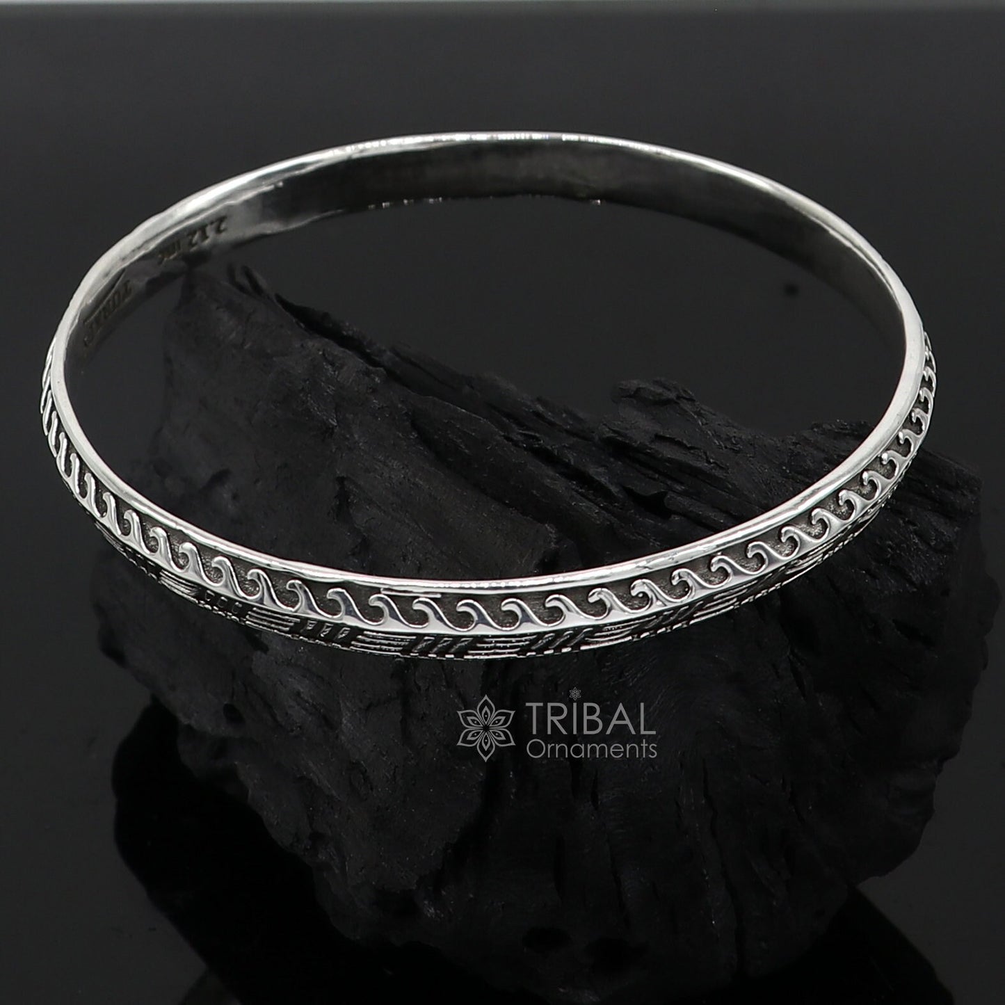 925 sterling silver handmade Punjabis shikha men's women's kada bracelet, amazing designer kada fashion delicate kada nsk691 - TRIBAL ORNAMENTS