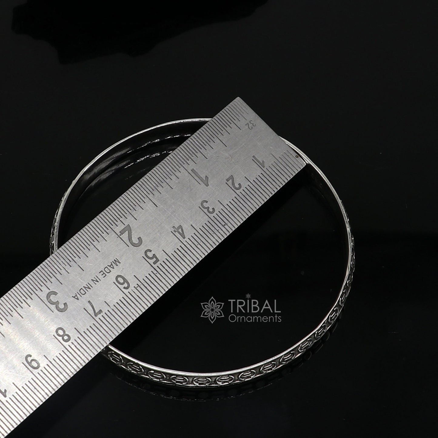 925 sterling silver handmade Punjabis shikha men's women's kada bracelet, amazing designer kada fashion delicate kada nsk692 - TRIBAL ORNAMENTS