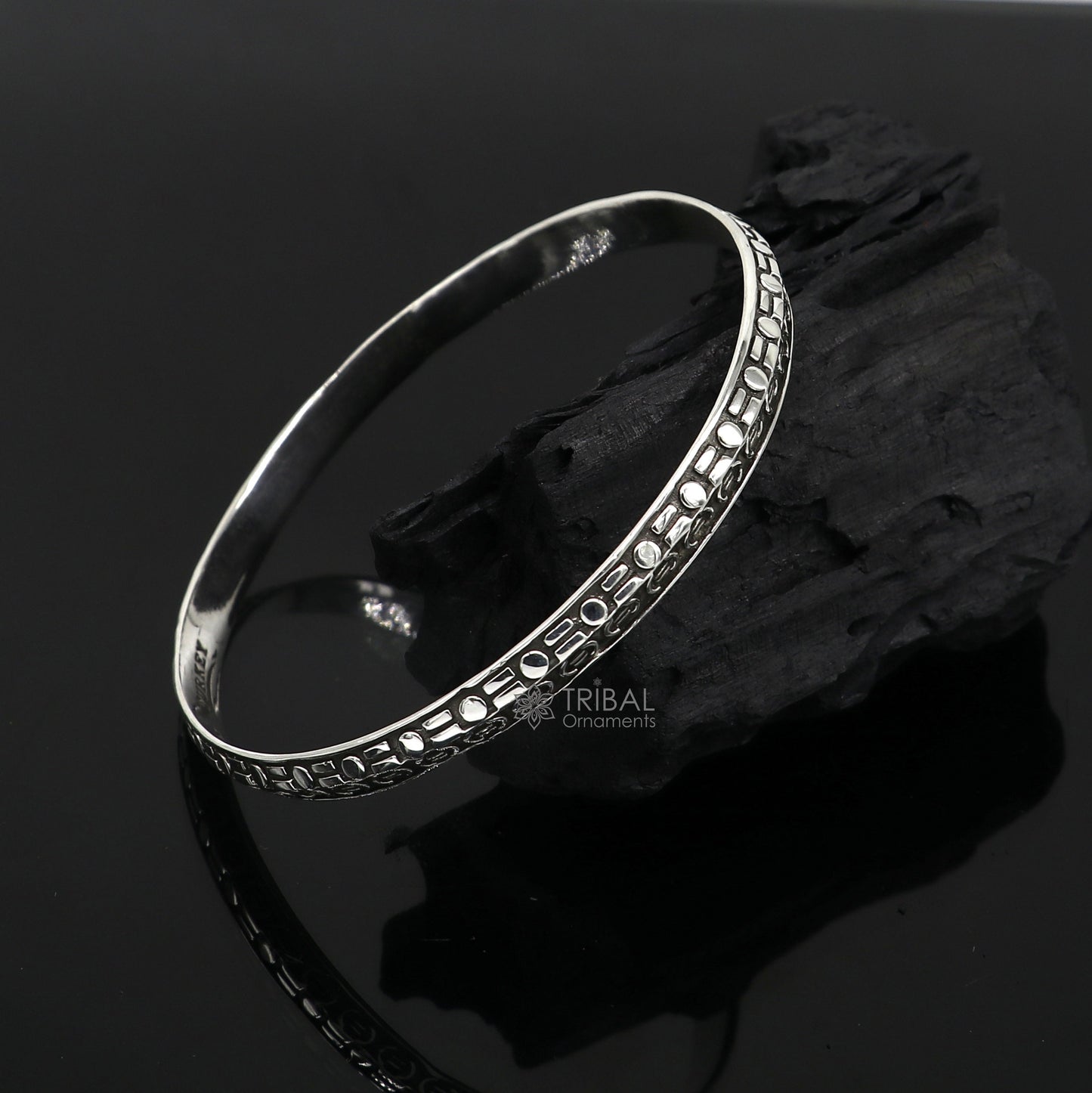 925 sterling silver handmade Punjabis shikha men's women's kada bracelet, amazing designer kada fashion delicate kada nsk692 - TRIBAL ORNAMENTS