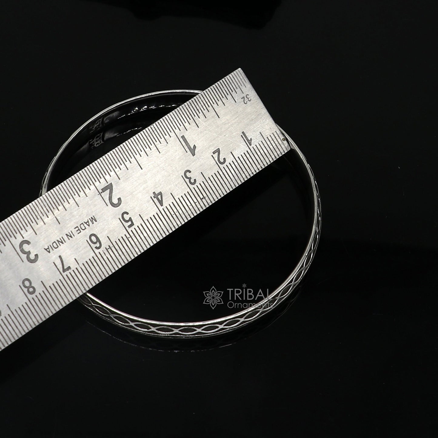 925 sterling silver handmade Punjabis shikha men's women's kada bracelet, amazing designer kada fashion delicate kada nsk694 - TRIBAL ORNAMENTS