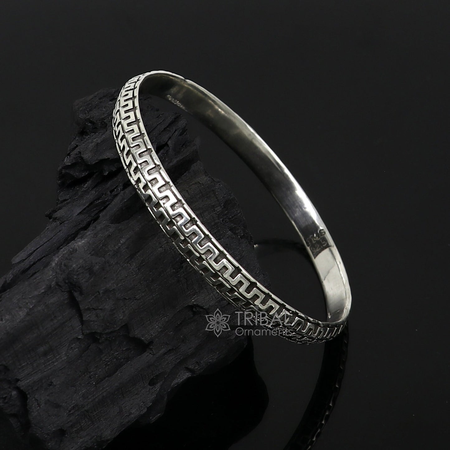 925 sterling silver handmade Punjabis shikha men's women's kada bracelet, amazing designer kada fashion delicate kada nsk690 - TRIBAL ORNAMENTS