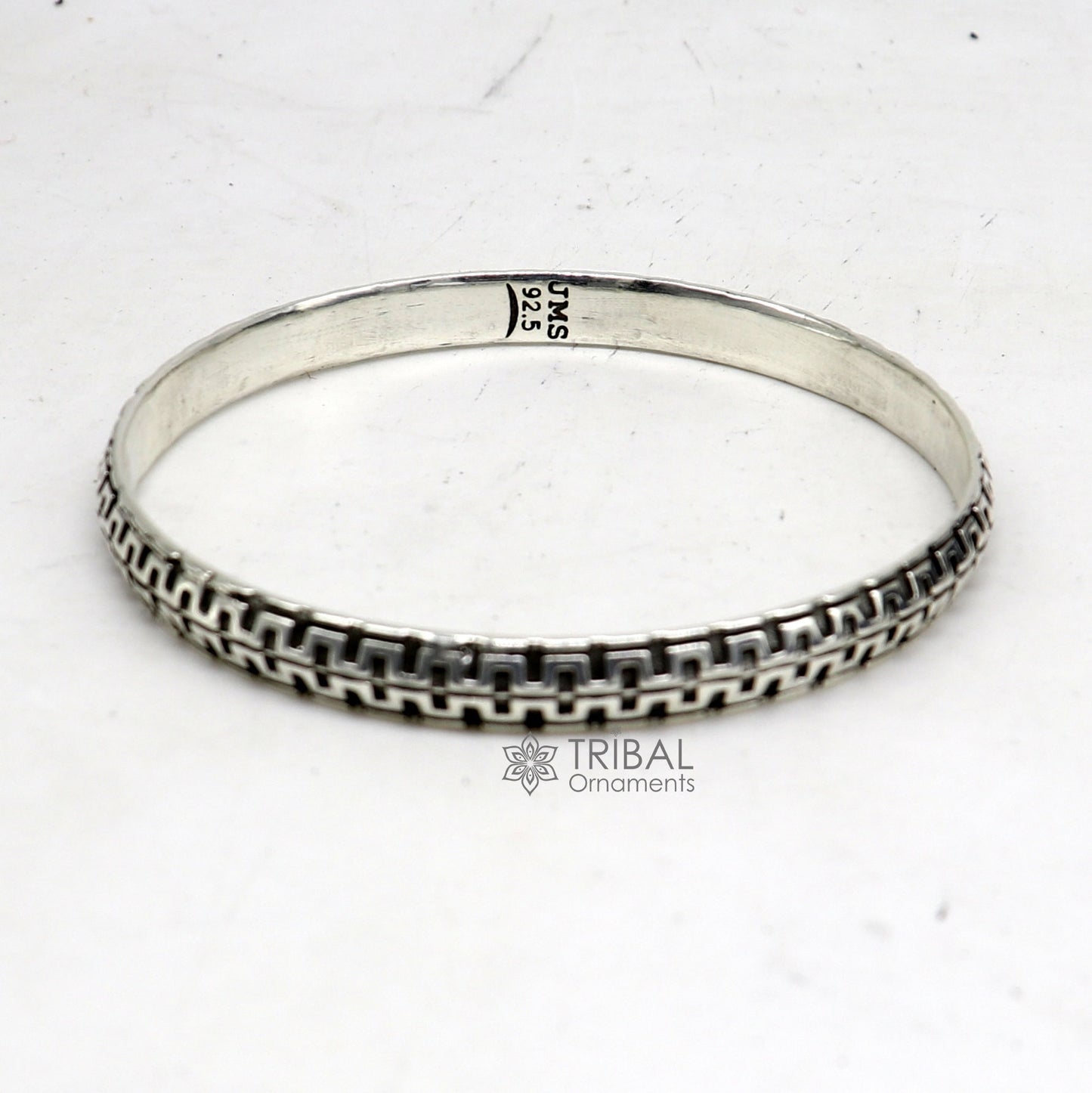 925 sterling silver handmade Punjabis shikha men's women's kada bracelet, amazing designer kada fashion delicate kada nsk690 - TRIBAL ORNAMENTS