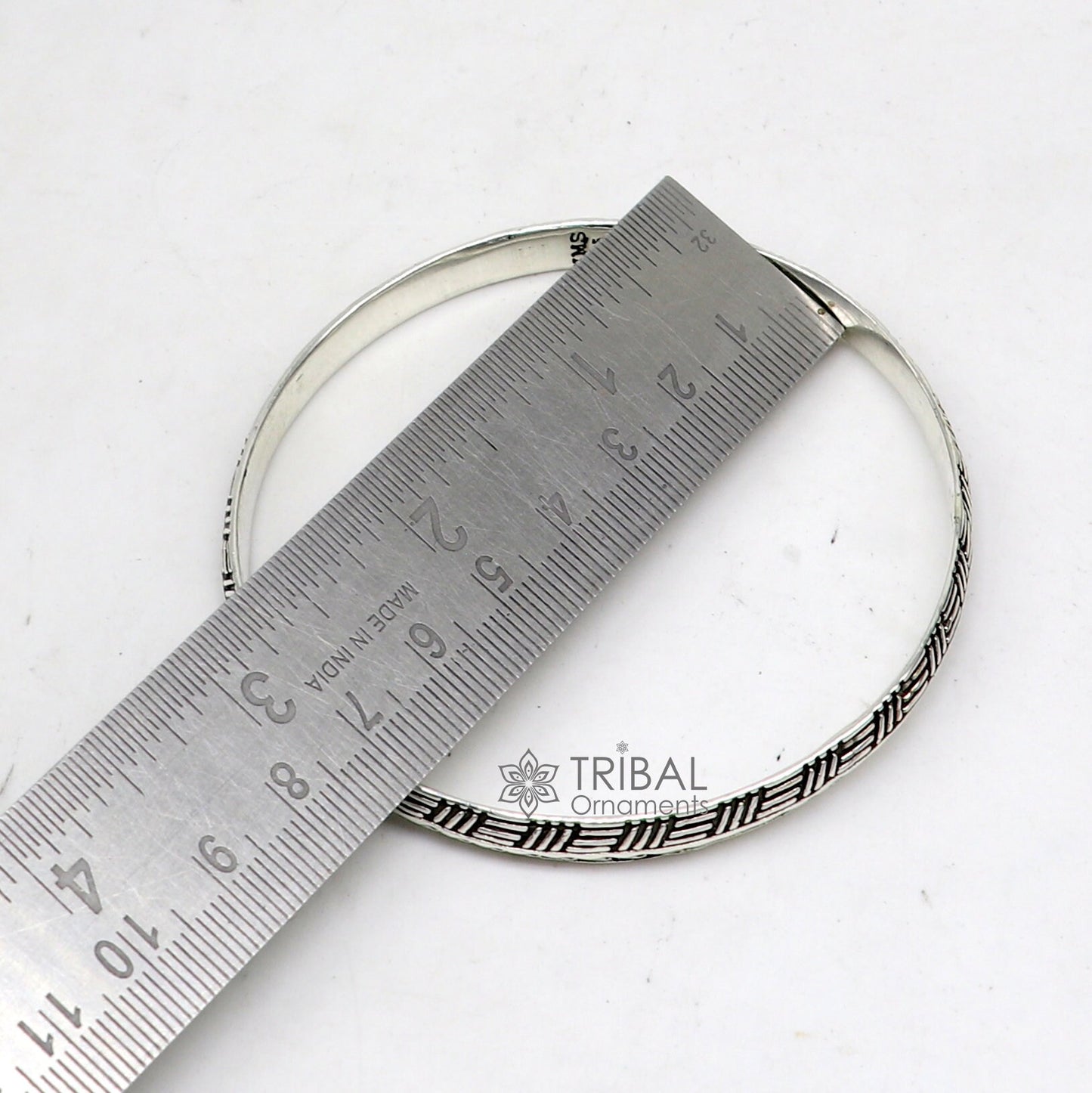 925 sterling silver handmade Punjabis shikha men's women's kada bracelet, amazing designer kada fashion delicate kada nsk691 - TRIBAL ORNAMENTS