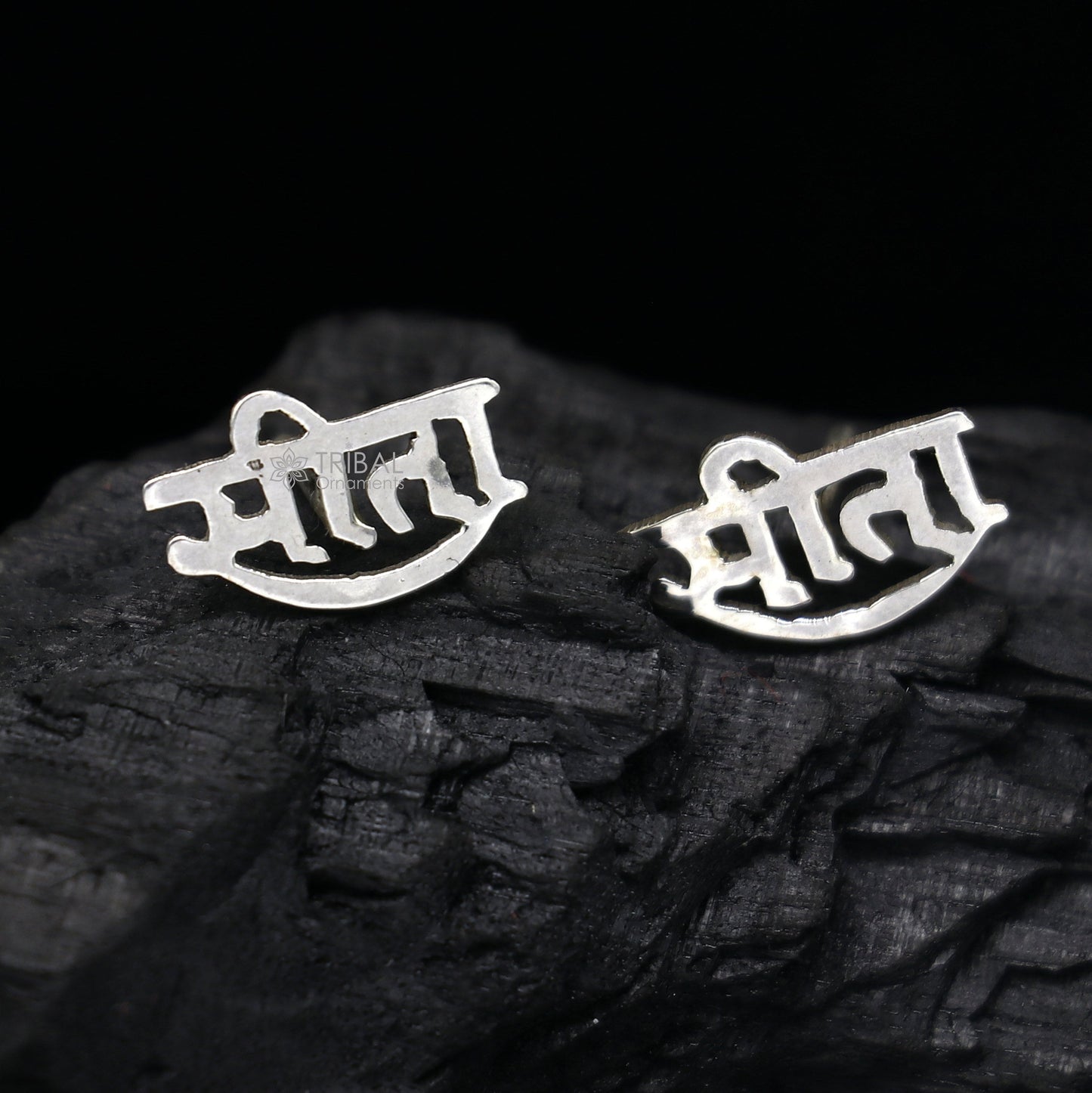 925 sterling silver handmade Goddess SEETA stud, best customized trendy vintage stud earring jewelry for unisex s1206 - TRIBAL ORNAMENTS