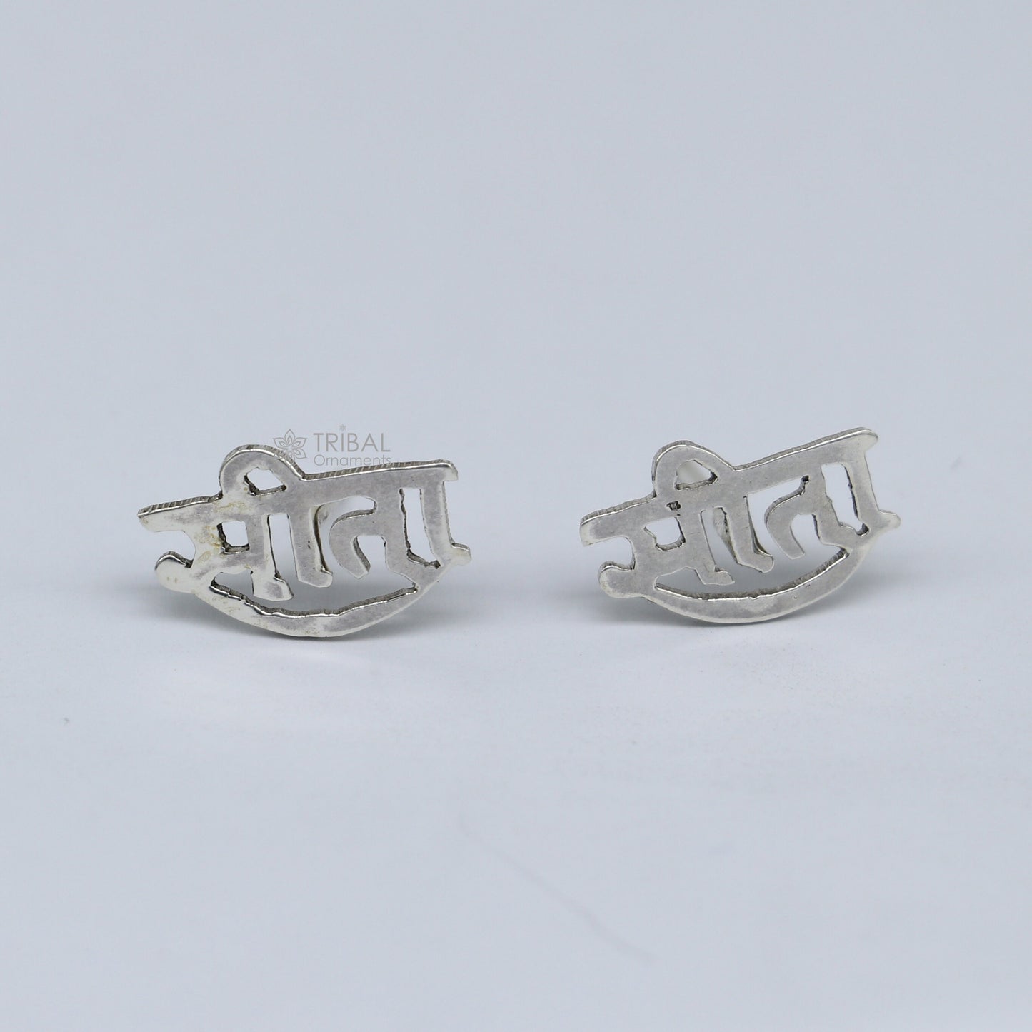 925 sterling silver handmade Goddess SEETA stud, best customized trendy vintage stud earring jewelry for unisex s1206 - TRIBAL ORNAMENTS