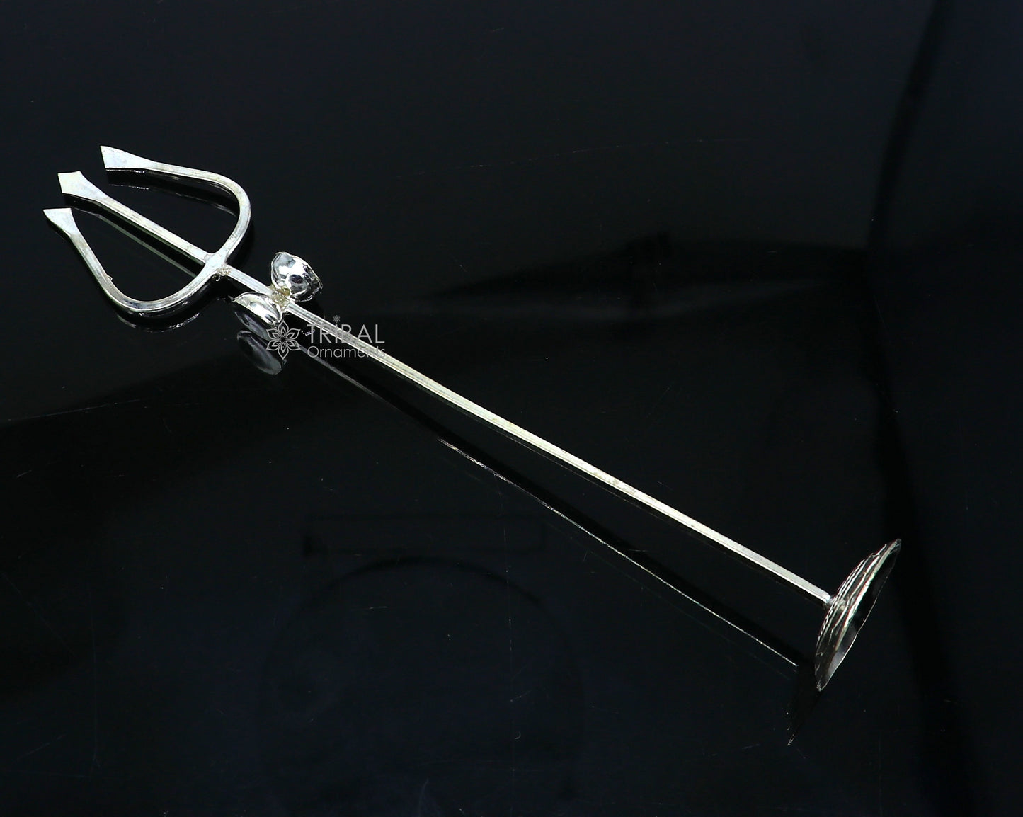 Divine Lord shiva Trident,925 sterling silver Trishul puja article utensils, goddess Trishul trident , god accessories from india su1190 - TRIBAL ORNAMENTS