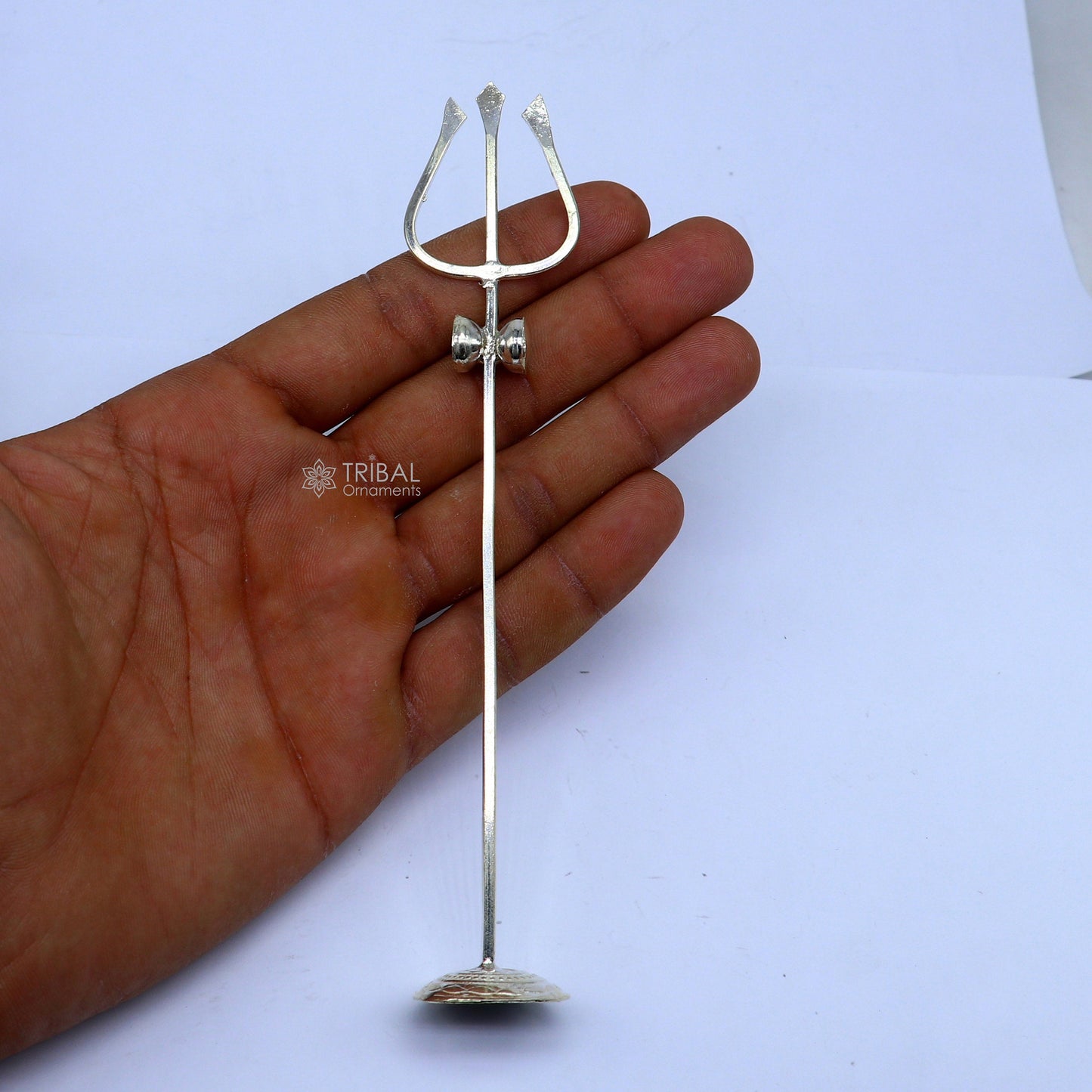 Divine Lord shiva Trident,925 sterling silver Trishul puja article utensils, goddess Trishul trident , god accessories from india su1190 - TRIBAL ORNAMENTS