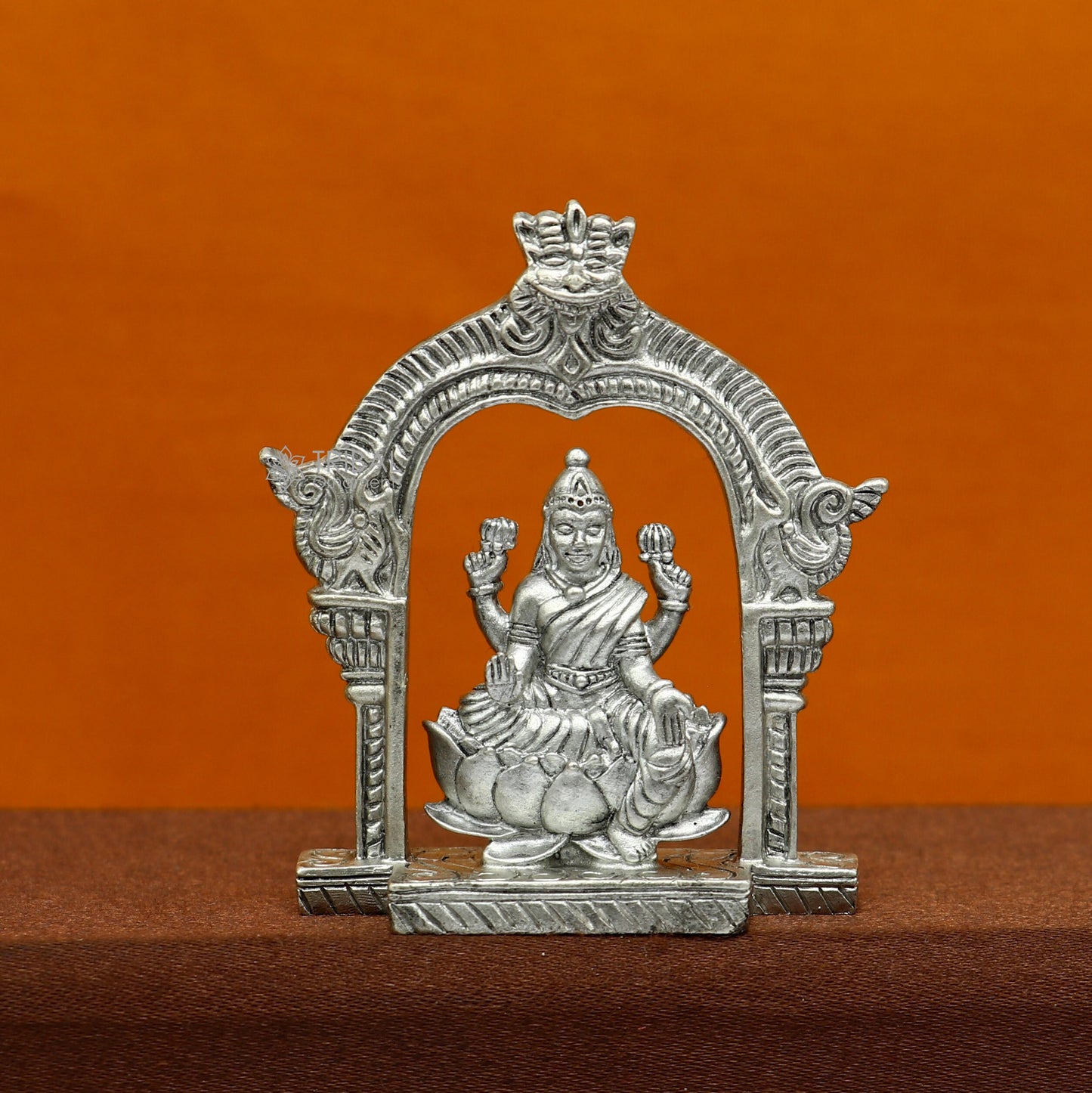 5.3CM Goddess Lakshmi Divine statue figurine for puja,best way for Diwali festival puja or worshipping for wealth and prosperity art738 - TRIBAL ORNAMENTS