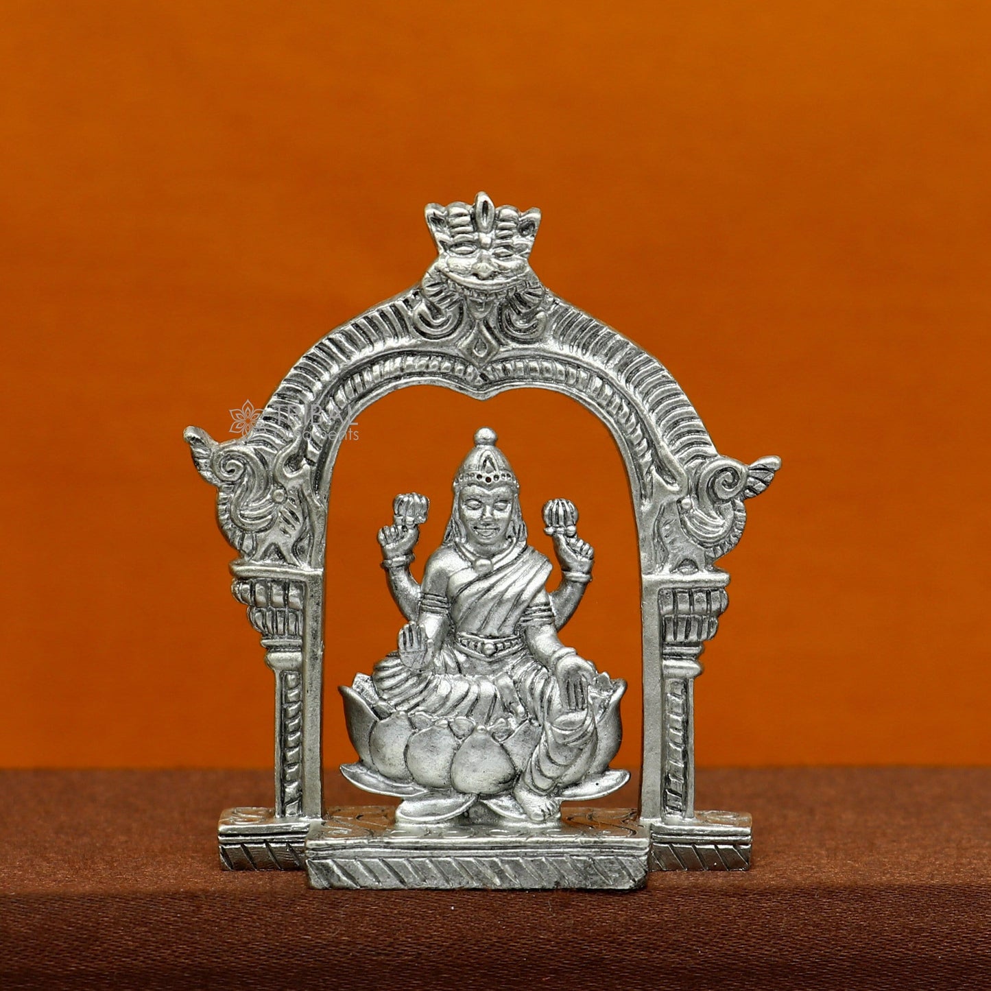 5.3CM Goddess Lakshmi Divine statue figurine for puja,best way for Diwali festival puja or worshipping for wealth and prosperity art738 - TRIBAL ORNAMENTS