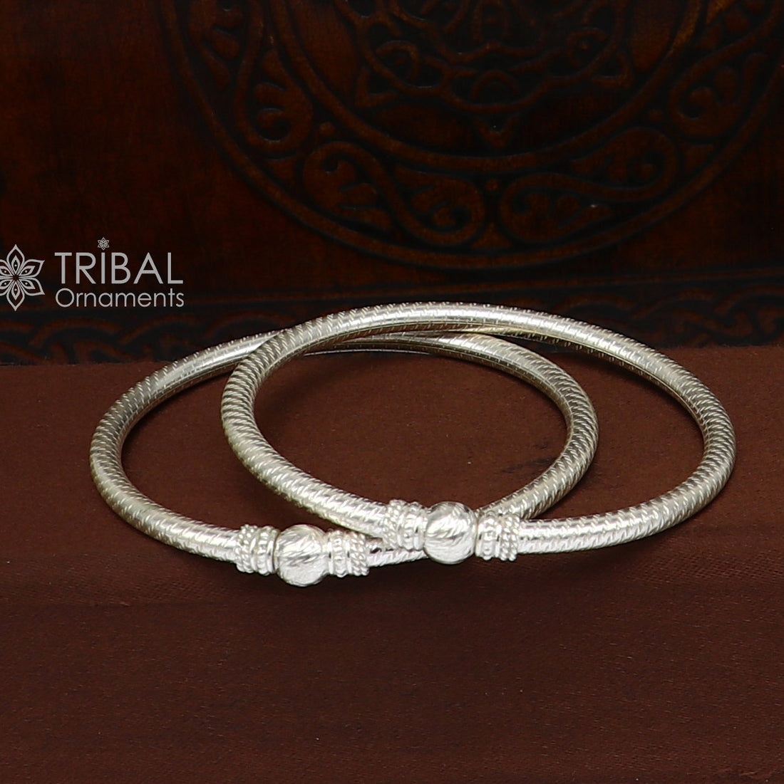 Amazing design Sterling silver bangle bracelet kangan chudi, excellent customized design bangle kada gift tribal kada jewelry nba412 - TRIBAL ORNAMENTS