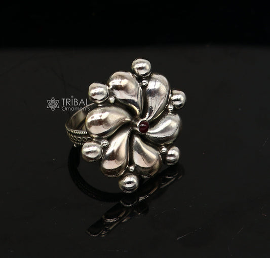 Indian Cultural design handmade silver fabulous vintage adjustable ring with amazing design indian tribal belly dance jewelry sr396 - TRIBAL ORNAMENTS