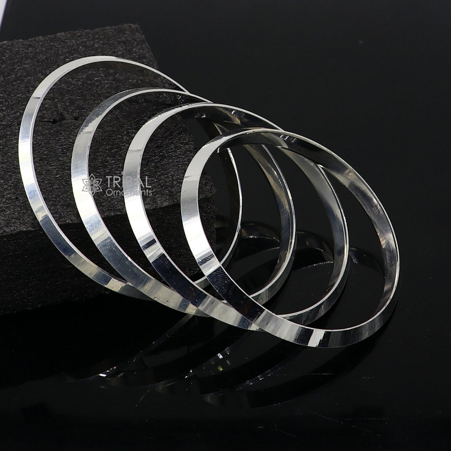 Solid 925 sterling silver handmade punjabi sikha bangle bracelet kada, all sized men's or girl's bangle kada daily use jewelry nsk789 - TRIBAL ORNAMENTS