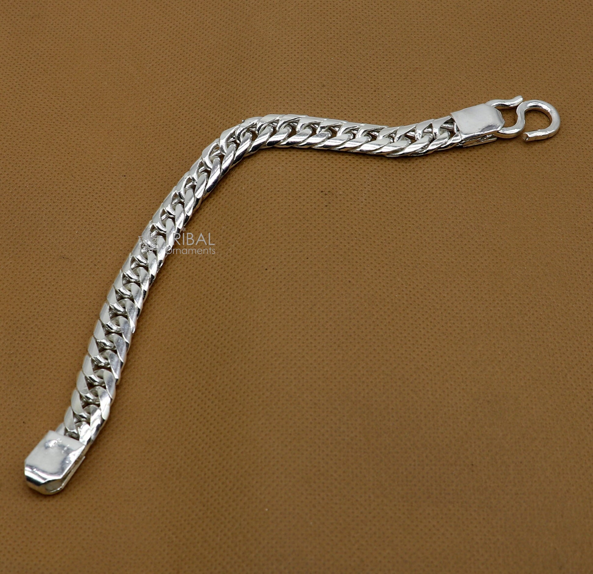 10mm 925 sterling silver handmade unique customized design heavy men's bracelet, Amazing oxidized personalized gifting royal jewelry sbr725 - TRIBAL ORNAMENTS